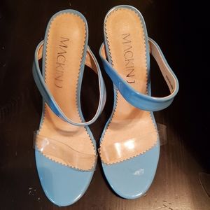 MackinJ Baby Blue Heels
